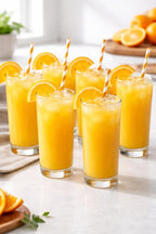 BOHEM'S Small Juice Glasses, Mini Clear Glass Cups Tumblers, Drinking Glassware for Orange Juice, Water, Milk, Coffee, Perfect for Tasting and Small Portions, Set of 6, (6.4 oz)