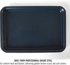 Calphalon Legacy 3 Piece 18 ", 15" and 13" PFA Free Nonstick Cookie Sheet - Navy Blue