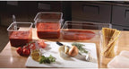 Cambro Food Storage Container - Classic Series Square - 6 QT (Quart) - Commercial Grade for Food Prep (Clear)