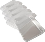 Nordic Ware Natural Aluminum Commercial Cake Pan with Lid,Rectangle Pan with Lid Silver,9 x 13,(Pack of 4)