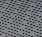 ZLR 2 Pcs Large Silicone Dish Drying Mat (16" x 18") - XL Heavy Duty Drainboard Mat for Pots, Pans & Family Loads - Heat Resistant Trivet & Counter Protector, Easy Clean (Dark Gray)