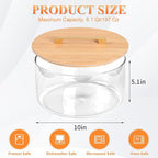 LOVYANXUE Large Salad Bowl, 10 inch Trifle Bowl with Sealed Lid, Versatile Mixing and Serving Bowl for Laying Ice Cream, Cake, Salad, Fruit, Baking, Dessert and Party Diy, Microwave Safe