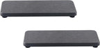 NiuYichee 2 Pcs Water Absorbing Stone Trays, Kitchen/Bathroom Sink Soap Dish, Diatomite Tray Used for Hand Soap & Cosmetic Bottles in The Modern Home, 3.5" W x 7.1" L, Dark Gray
