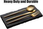 300-Piece Food Grade Gold Silverware Set, Luxury Flatware Set for 60 - Premium Stainless Steel Cutlery Set with Spoons Forks Knives, Shiny Gold Polished Kitchen Utensils for Home Restaurant Hotel