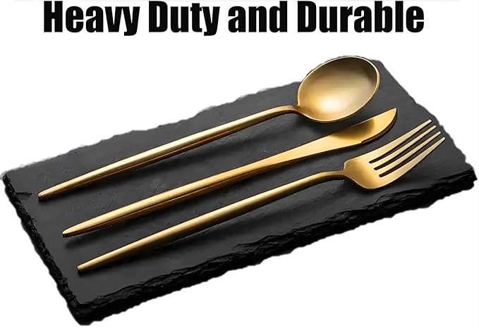 300-Piece Food Grade Gold Silverware Set, Luxury Flatware Set for 60 - Premium Stainless Steel Cutlery Set with Spoons Forks Knives, Shiny Gold Polished Kitchen Utensils for Home Restaurant Hotel