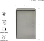 KitchenAid 10x15in Nonstick Aluminized Steel Cookie Slider, Contour Silver