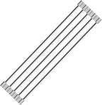 Ahyuan Roll up Dish Drying Rack Over The Sink Kitchen Roll up Sink Drying Rack Portable Dish Drainer Foldable Dish Drying Rack (Warm Gray, 17.8''X3.7'')