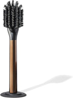 Curio Home Goods Ionic Dish Brush, Magnetized to Stand Upright, Stainless Steel with Replaceable Head, Bronze
