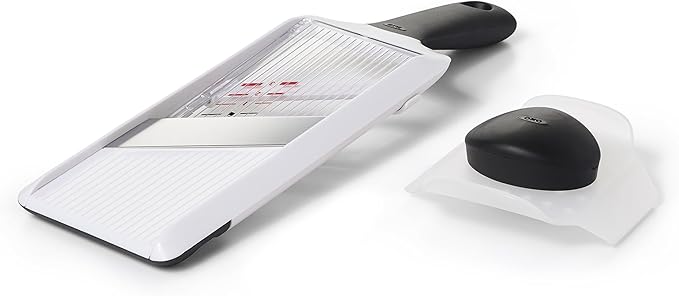 OXO Good Grips Handheld Mandoline Slicer for Kitchen, Adjustable Vegetable Slicer