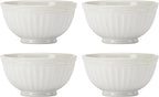 Lenox 899196 French Perle Groove 24-Piece Dinnerware Set, Service For 8