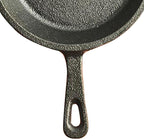 4 Inch Mini Cast Iron Skillet, Small Frying Pan Non Stick Mini Black Egg Pan Small Iron Plate Omelette Pan Suitable For Indoor and Outdoor Use Family Use(S)