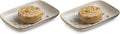 Miamolo Soap Dish for Shower, Ceramic Soap Dish Non-Slip Soap Holder Bar Saver Tray for Bathroom Kitchen Sink, Floating Point Design Save Soap Loss (Pack of 2)