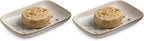 Miamolo Soap Dish for Shower, Ceramic Soap Dish Non-Slip Soap Holder Bar Saver Tray for Bathroom Kitchen Sink, Floating Point Design Save Soap Loss (Pack of 2)