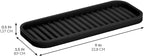 iDesign Silicone Kitchen Sink Tray for Countertops - Set of 2 - Black