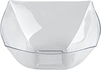 Restaurantware-Moderna 8 Ounce Fancy Plastic Bowls, 10 Square Disposable Salad Bowls - Durable, Heavy-duty, Clear Plastic Bowl, For Warm And Cold Foods