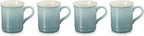 Le Creuset Stoneware Set of 4 Mugs, 14 oz. each, Sea Salt