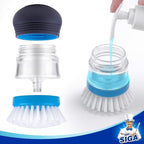 MR.SIGA Soap Dispensing Palm Brush Refill, Pack of 4