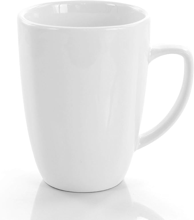 Elama Bishop 16 Piece White Porcelain Dinnerware Set