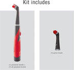 Rubbermaid Reveal Power Scrubber with Multi-Purpose & Grout Head, Cordless Electric Battery Powered Scrub Brush, Water Resistant, for Home/Kitchen/Bathroom/Grout/Tile/Shower/Tub