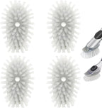 Brush Refills for OXO Dish Brush - 4 Pack Dish Brush Cleaning Soap Dispensing Head Replacement for Scrubber(Grey)