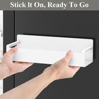 6 Pack Magnetic Spice Rack Organizer for Refrigerator and Oven, White Fridge Organizers and Storage for Kitchen