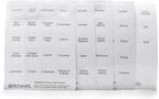 KitchenArt EZ Spice Label Set, 100-Piece