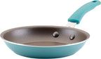 Rachael Ray Cook + Create Nonstick Frying Pan/Skillet, 8.5 Inch, Agave Blue