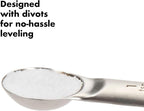 OXO Good Grips 4 Piece Stainless Steel Measuring Spoons with Magnetic Snaps, (Pack of 2)