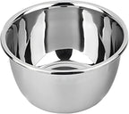 meleg otthon Stainless Steel Mixing Bowl, 23 Quart Salad Bowl, Metal Bowls, Stainless Steel Basin, Heavy Duty Deeper Edge Mirror Finish Dishwasher Safe Bowl
