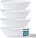 Posh Setting White Plastic Serving Bowls - Oval, 72 Ounce, 4 Pack