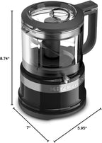 KitchenAid KFC3516OB 3.5 Cup Food Chopper, Onyx Black (Pack of 2)
