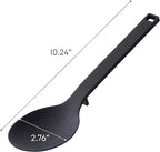 Yamazaki Home Tower Silicone Kitchen Spoon, Hygenic With Integrated Tool Rest, Floating Clean Design - Silicone