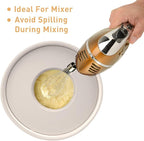 Wildone Mixing Bowls with Airtight Lids Set, 5PCS Stainless Steel Khaki Nesting Bowls for Kitchen, with Grater Attachments & Non-Slip Bottoms, Size 5, 3, 2, 1.5, 0.63 QT, Great for Mixing & Serving