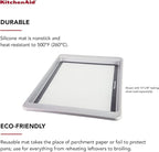 KitchenAid Silicone Large Baking Mat, 12x17-Inch, Gray