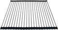 Ahyuan Roll up Dish Drying Rack Over The Sink Kitchen Roll up Sink Drying Rack Portable Dish Drainer Foldable Dish Drying Rack (Black, 20.5''X16.9'')