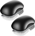 MR.SIGA Fruit and Vegetable Cleaning Brush with Non Slip Comfortable Grip, Pack of 2, Black