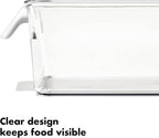 OXO Good Grips Fridge Organization Bin 5 in x 10 in - for Berry Bins, Yogurt Cups and More