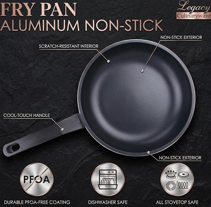 Nonstick Frying Pan Skillet,12 Inch Frying Pan Skillet,Egg pans,Omelette Pan,PFOA Free,Kitchen Pots Induction Pot
