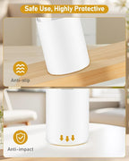 sungwoo Glass Cups with Lids and Straws, 4 Pack 16OZ Iced Coffee Cups with Silicone Sleeve, Glass Tumbler with Straw and Bamboo Lid, Home Essential Drinking Set for Juice, Cocktail and Tea Black&White