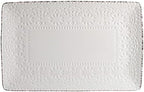 Pfaltzgraff Chateau Serve Platter, 14.25 Inch, Blue and White,Cream