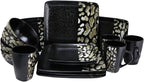 Elama's Savannah 16 Piece Stoneware Dinnerware Set