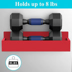 6 Pack Magnetic Spice Storage Rack Organizer for Refrigerator and Oven, Red Fridge Organizers and Storage