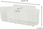 Command Large Caddy, Holds up to 4 lb, 8.6" x 3.1" x 3", 1 Caddy with 4 Strips, Damage-Free Organization Wall Mount to Cabinet, Kitchen, Pantry, Closet, or Under Sink
