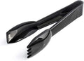 New Star Foodservice 42290 Utility Tong, High Heat Plastic, Straight Edge, 6 Inch, Set of 12, Black