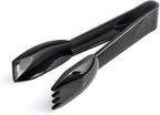 New Star Foodservice 42290 Utility Tong, High Heat Plastic, Straight Edge, 6 Inch, Set of 12, Black