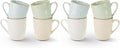 famiware Jupiter Coffee Mugs Set of 4, 14 OZ Coffee Mug, Microwave and Dishwasher Safe, Coffee Cups with Handle for Coffee, Tea, Cocoa, Milk, Multi-color (Pack of 2)
