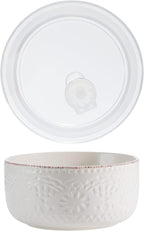 Pfaltzgraff Chateau Storage Bowls, 6 inch, Cream