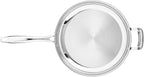 Cuisinart Professional Stainless Skillet with Helper, 12-Inch