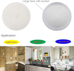 V-TOP Tub Stopper 2 Pack, 6 inches Large Silicone Drain Plug Hair Stopper Flat Suction Cover for Kitchen Bathroom and Laundry