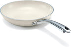 GOTHAM STEEL 10 Inch Non Stick Frying Pans Nonstick Skillet, Ceramic Pan for Cooking Non Toxic, Nonstick Frying Pan Skillets with Stay Cool Handle, Fry Pans, Oven and Dishwasher Safe